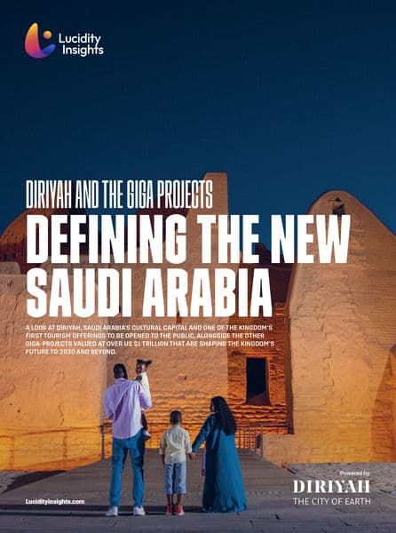 Report Cover: Diriyah and the Giga Projects Defining the New Saudi Arabia