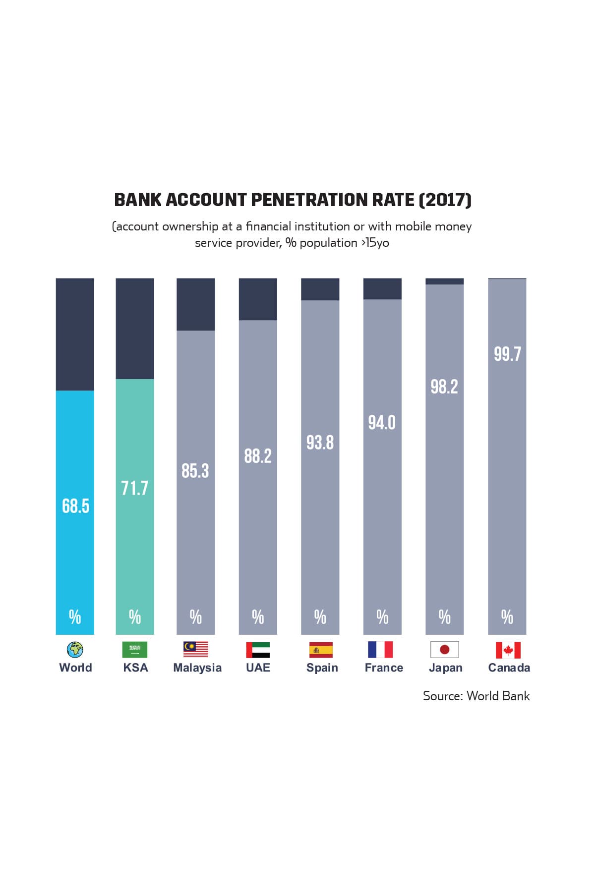 Bank Account Penetration Rate (2017)